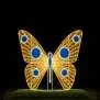 Büyük Kelebek Figürü, 270 x 248 x 117 cm, sıcak beyaz led, 3d ışıklı figürler ürün fotoğrafı