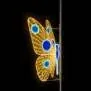 Küçük Kelebek Figürü, 180 x 127 x 127 cm, sıcak beyaz led, 3d ışıklı figürler ürün fotoğrafı