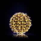 Pullu Top 80, 80 cm çap, 400 sıcak beyaz led, asma ışıklı toplar ürün fotoğrafı