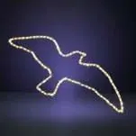 Küçük Martı Ağaç Aksesuarı, 90 x 65 cm, sıcak beyaz led, cadde ağacı asma süsleri ürün fotoğrafı