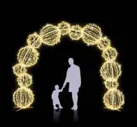 Top Tüneli Geçit, 350 x 455 x 105 cm, sıcak beyaz led, ışık tünelleri ürün fotoğrafı