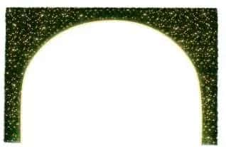 Yeşil Halı Kemer, 300 x 470 cm, 600 sıcak beyaz led, ışık tünelleri ürün fotoğrafı