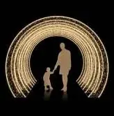 Tünel Kemer, 250 x 315 x 250 cm, sıcak beyaz led, ışıklı tak ve kemerler ürün fotoğrafı