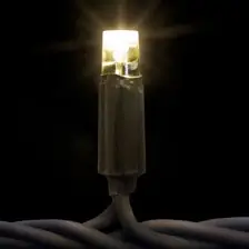 Siyah fonda siyah gövdeli, parıltılı sıcak beyaz LED lamba